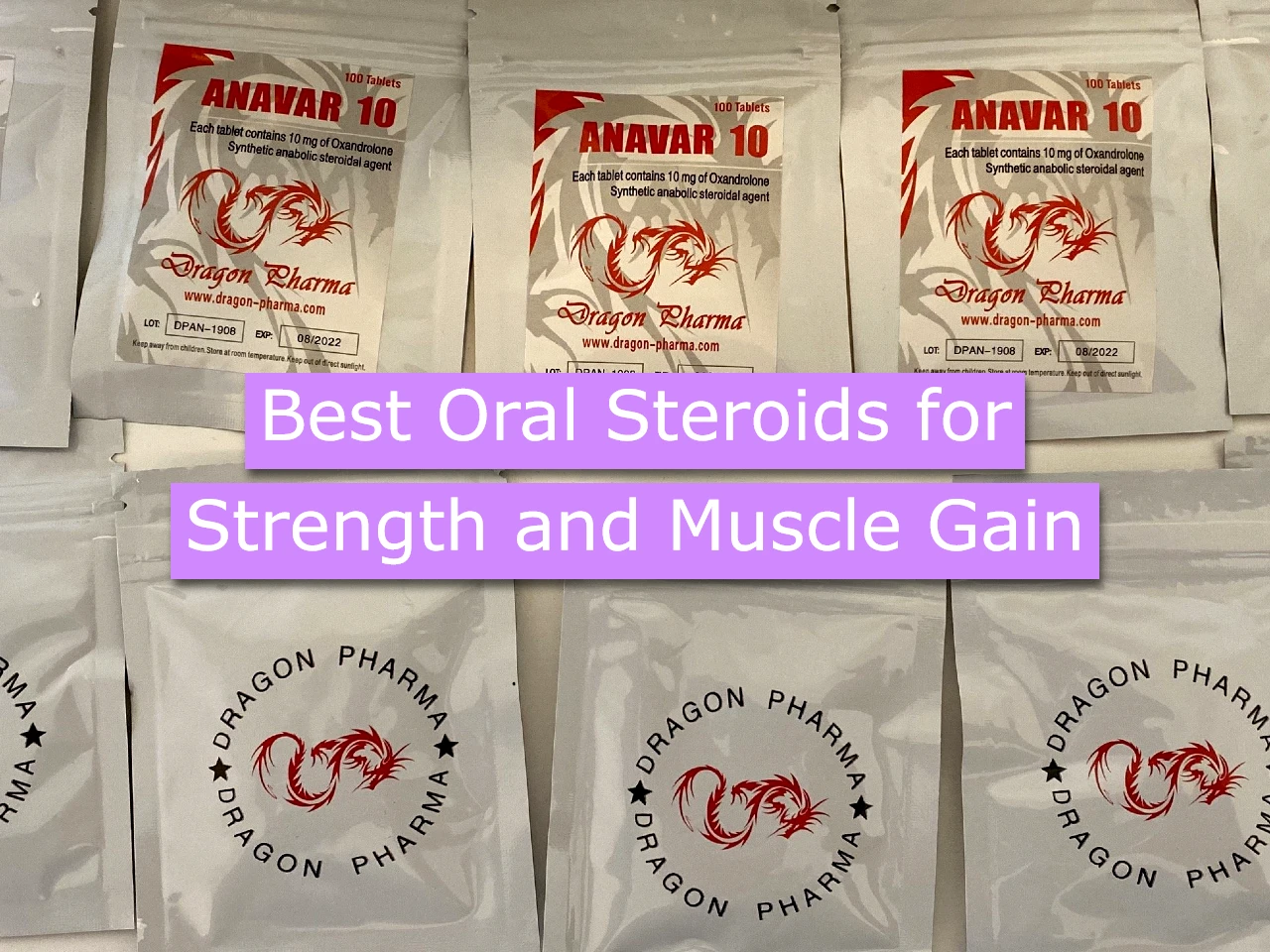 Best Oral anabolic steroid products lined next to each other